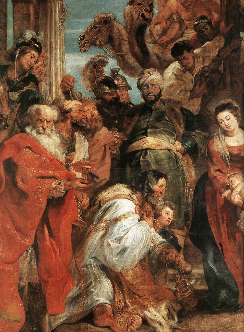 The Adoration of the Magi (detail) f